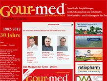 Tablet Screenshot of gour-med.de